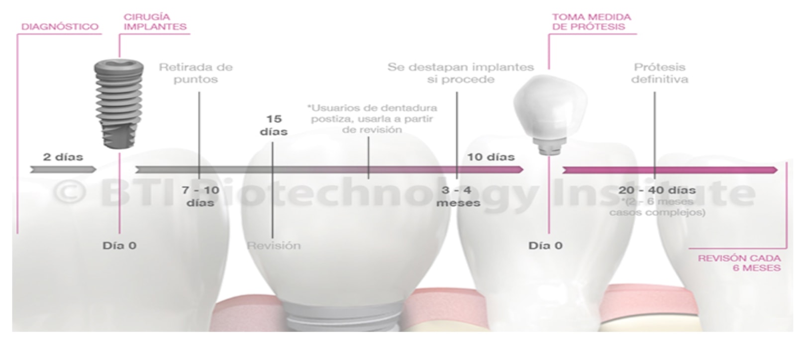 Cronograma de tratamiento
