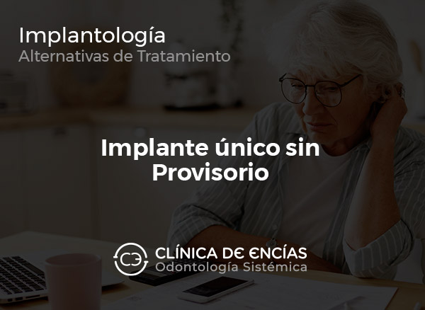 Implante único sin Provisorio